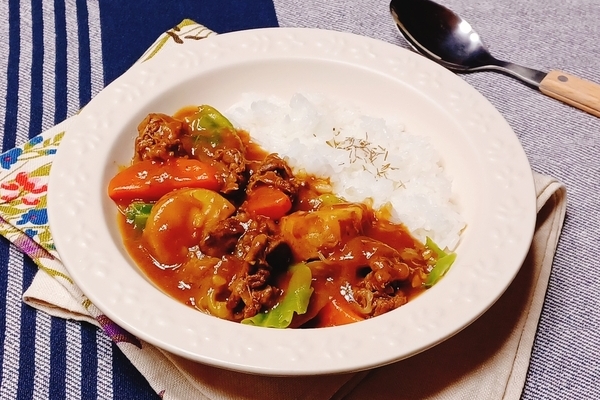 牛肉と春野菜のカレー