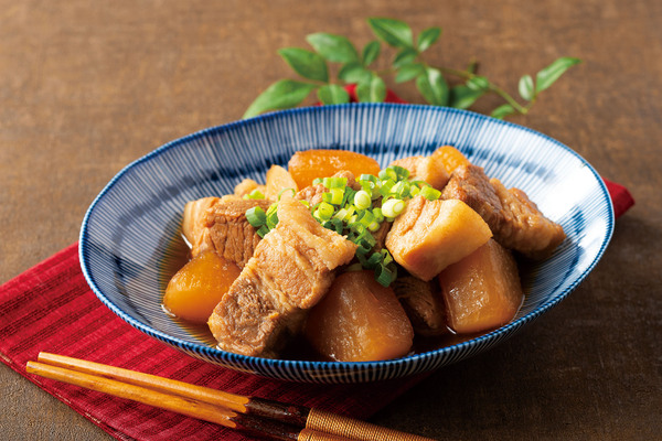 豚肉と大根の甘辛煮